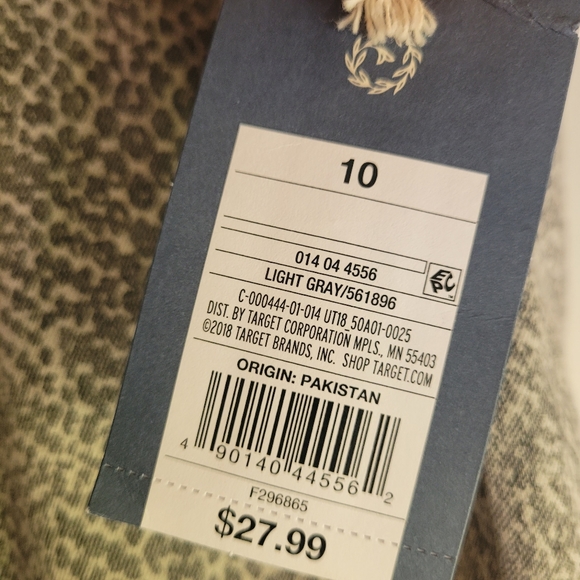 Universal Thread Ladies Size 10 Gray Snake Skin High-Rise Stretch Skinny Jeans - Picture 11 of 14